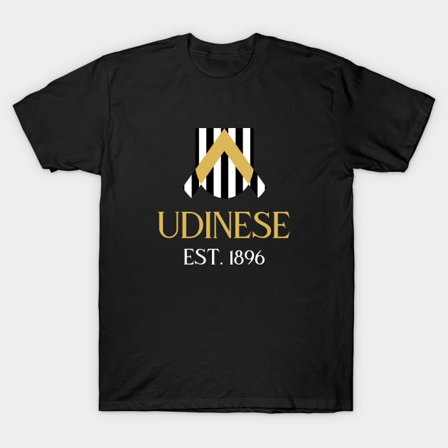 Udinese Gold Striped T-Shirt by VRedBaller